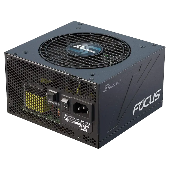 Power Supply ATX 850W Seasonic Focus PX-850, 80+ Platinum, 120mm, Full Modular, Fanless until 30 %