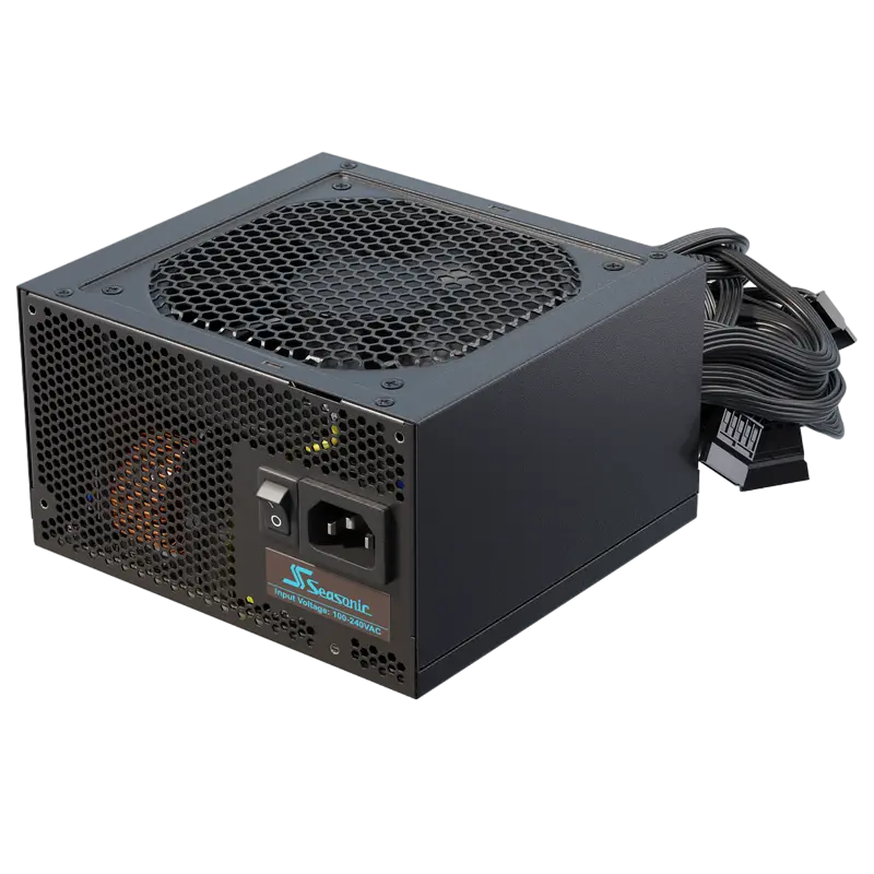 Power Supply ATX 850W Seasonic G12 GC-850, 80+ Gold, 120mm fan, Flat black cables, S2FC