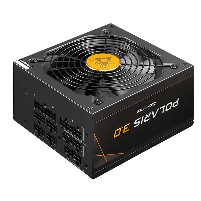 Power Supply ATX 850W Chieftec POLARIS PPS-850FC-A3, 80+ Gold, 135mm, Active PFC, Half-Bridge LLC+DC