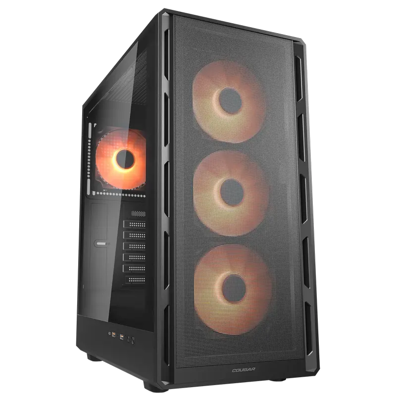 Case ATX Cougar Airface Pure PRO w/o PSU 3x120front 1x120rear ARGB PWM,Tempered Glass, LED controlle
