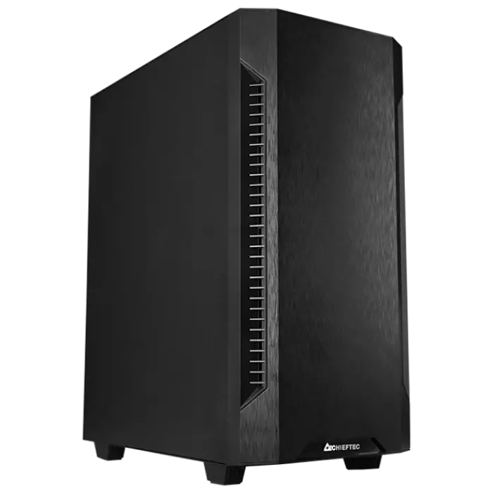 Case ATX Chieftec AS-01B-OP, w/o PSU, 0.5mm, 1x120mm PWM fan, 2xUSB3.2, 1xUSB2.0, 2x2.5", 2x3.5", Bl