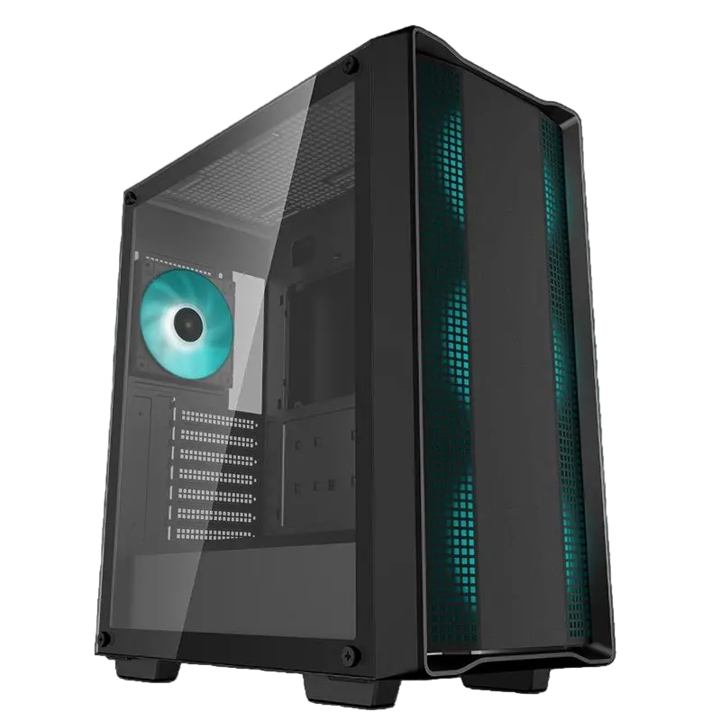 Case ATX Deepcool CC560 v2, w/o PSU, 4x120mm LED fans, USB3.0, USB2.0, Mesh Front, Tempered Glass