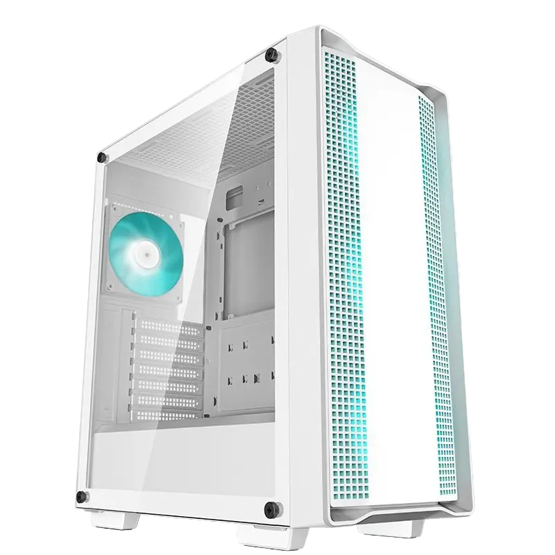 Case ATX Deepcool CC560 v2, w/o PSU, 4x120mm LED fans, USB3.0, USB2.0, Mesh Front, Tempered Glass