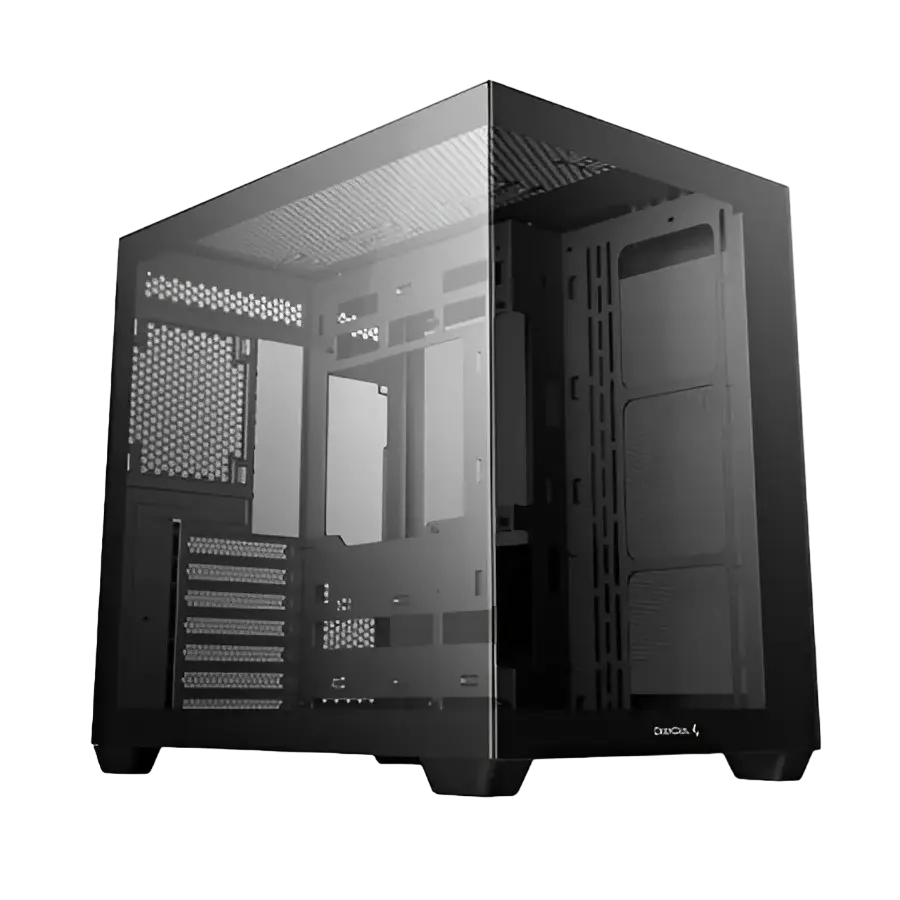 Case ATX Deepcool CG530, w/o PSU, 2xUSB3.0, USB2.0, Front & Side Tempered Glass, Dual-Chamber design