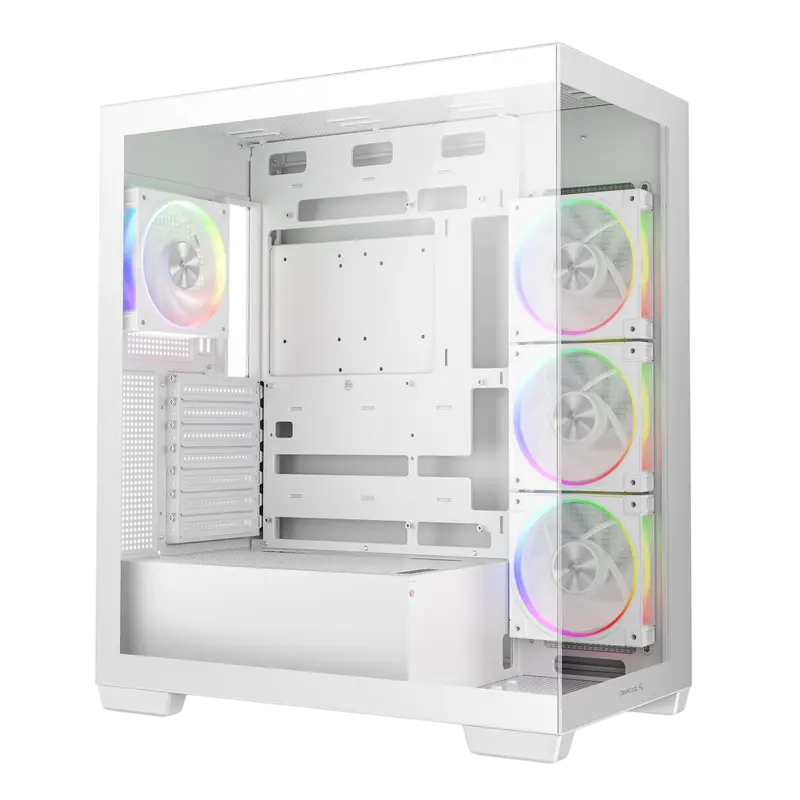 Case ATX Deepcool CG580 4F V2, w/o PSU, 4 ARGB fans, 2xUSB3.0, 1xUSB-C, Front & Side Tempered Glass