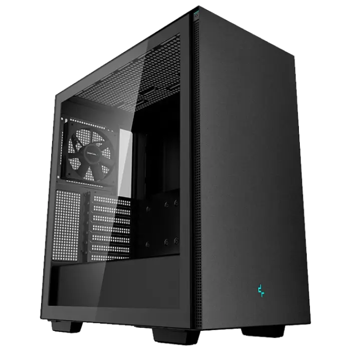 Case ATX Deepcool CH510, w/o PSU, 1x120mm, 2xUSB3.0, Tempered Glass, VGA & Headset holder, Dust Filt