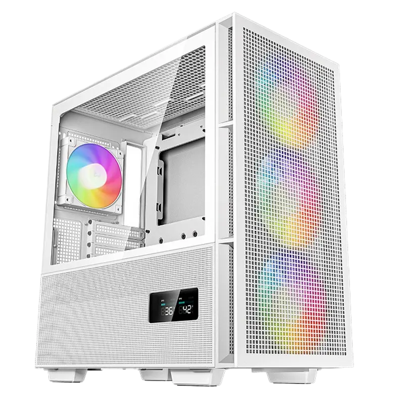 Case ATX Deepcool CH560 Digital, 3x140mm&1x120mm ARGB, USB-C, USB3.0, Front Mesh,Hybrid Side panel