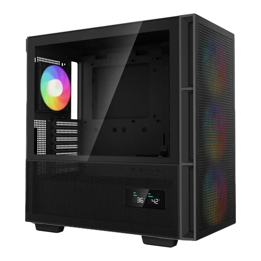 Case ATX Deepcool CH560 Digital, 3x140mm&1x120mm ARGB, USB-C, USB3.0, Front Mesh,Hybrid Side panel