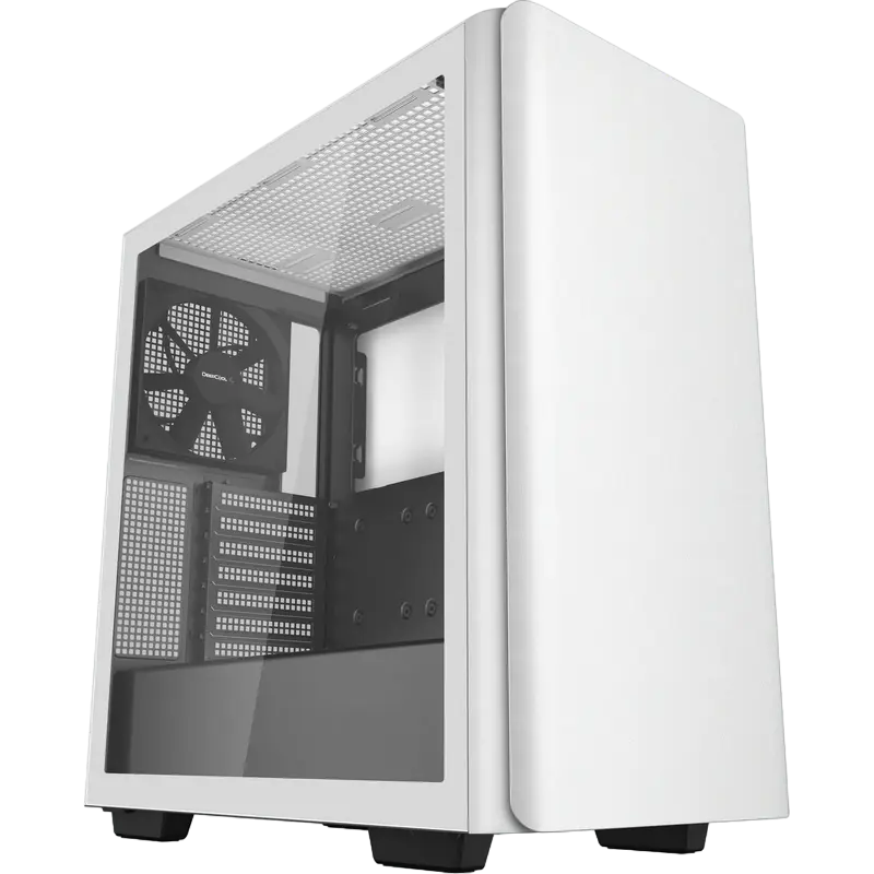 Case ATX Deepcool CK500, w/o PSU, 2x140mm fans, USB-C, 2xUSB3.0, Tempered Glass, VGA Holder, Dust Fi