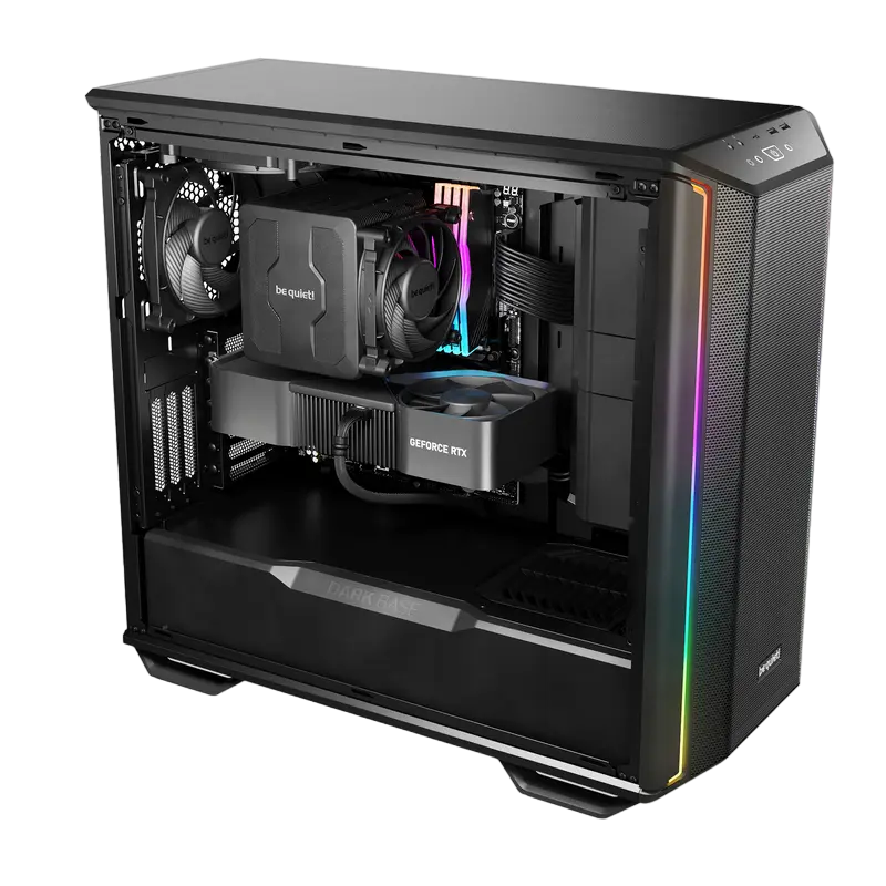 Case ATX be quiet! Dark Base 701, w/o PSU, 3x140mm, ARGB Hub, 2xARGB Strips, Tempered Glass, Dust fi
