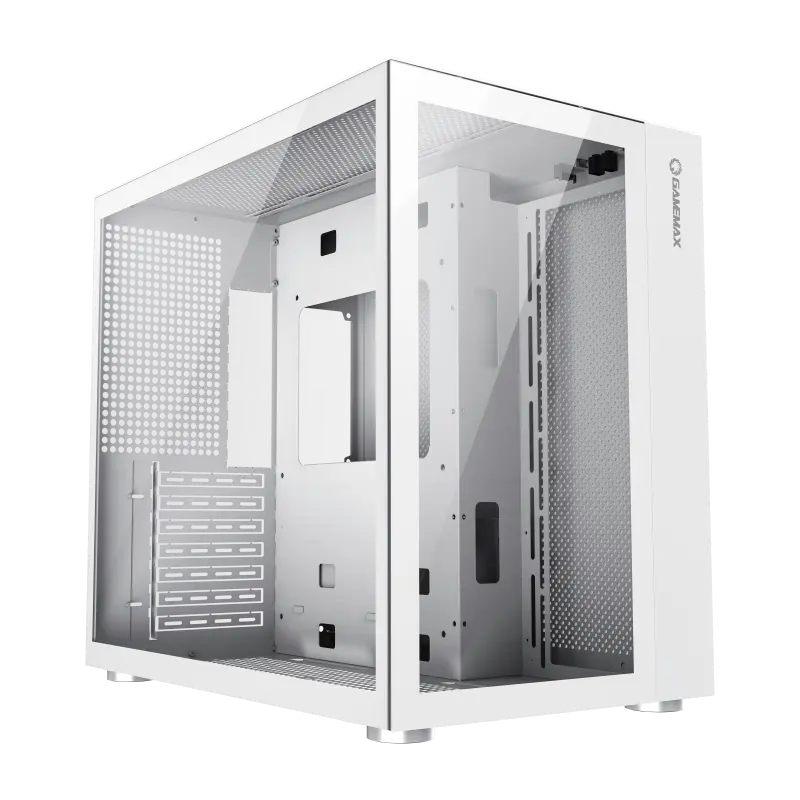Case ATX GAMEMAX Infinity, w/o PSU, 0.8/1.0mm, Front&Side Tempered Glass, 1xUSB 3.0, 1xUSB-C, Dust f