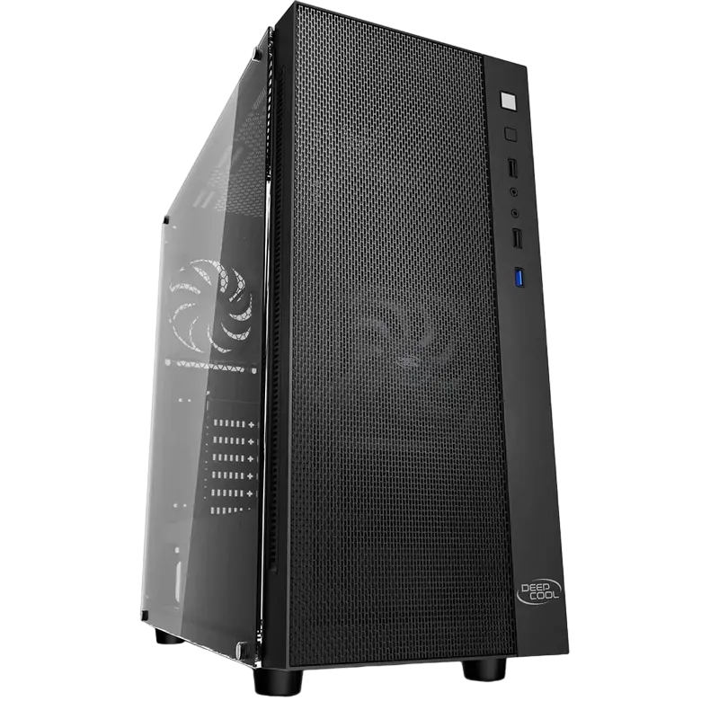 Case ATX Deepcool MATREXX 55 MESH, w/o PSU, USB3.0, 2xUSB2.0, Front Mesh, Tempered Glass, Dust Filte