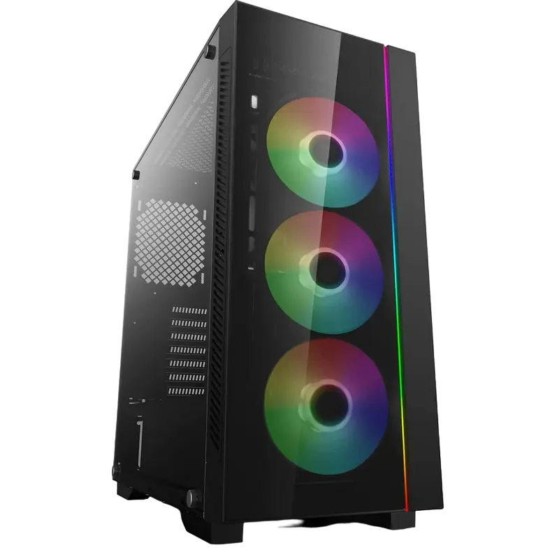 Case ATX Deepcool MATREXX 55 V3 ADD-RGB 3F, 3x120mm ARGB, USB3.0, 2xUSB2.0, ARGB Strip, Fronr & Side