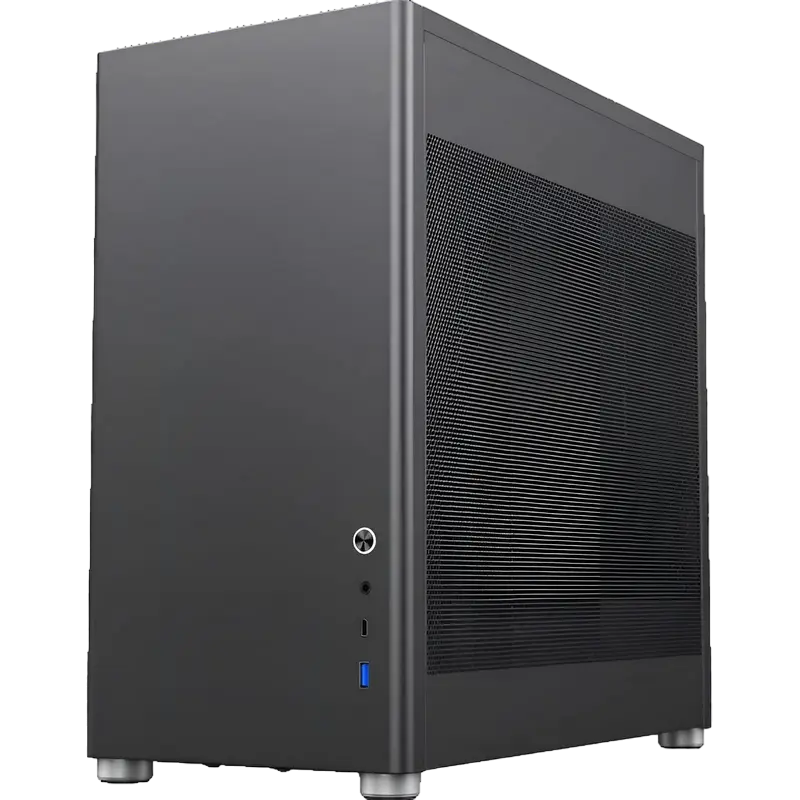 Case ATX GAMEMAX MeshBox, w/o PSU, 0.8/0.6mm, Dual Side Mesh Panels, 1xUSB3.0, 1xUSB-C, Dust Filter