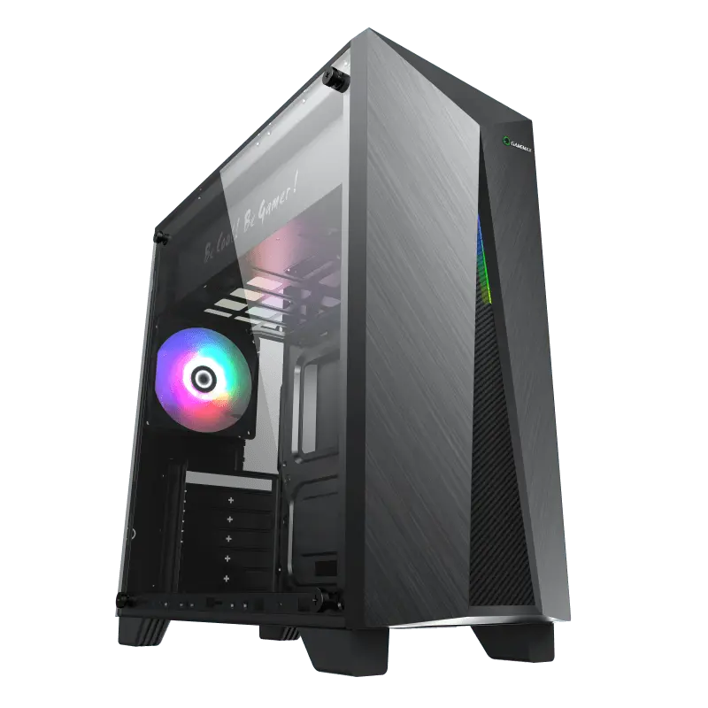 Case ATX GAMEMAX Nova N6, w/o PSU, 0.5mm, 1x120mm ARGB, ARGB LED strip, Tempered Glass, 1xUSB3.0, 1x