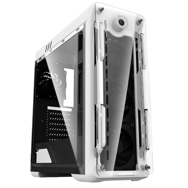 Case ATX GAMEMAX Optical, w/o PSU, 0.5mm, 4x120mm ARGB, Fan controller, Front&Side Transparent panel