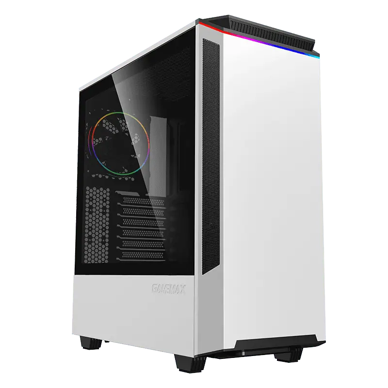 Case ATX GAMEMAX Paladin, w/o PSU, 0.8mm, 1x120mm ARGB, 2xARGB Strips, ARGB Hub, Tempered Glass, DF