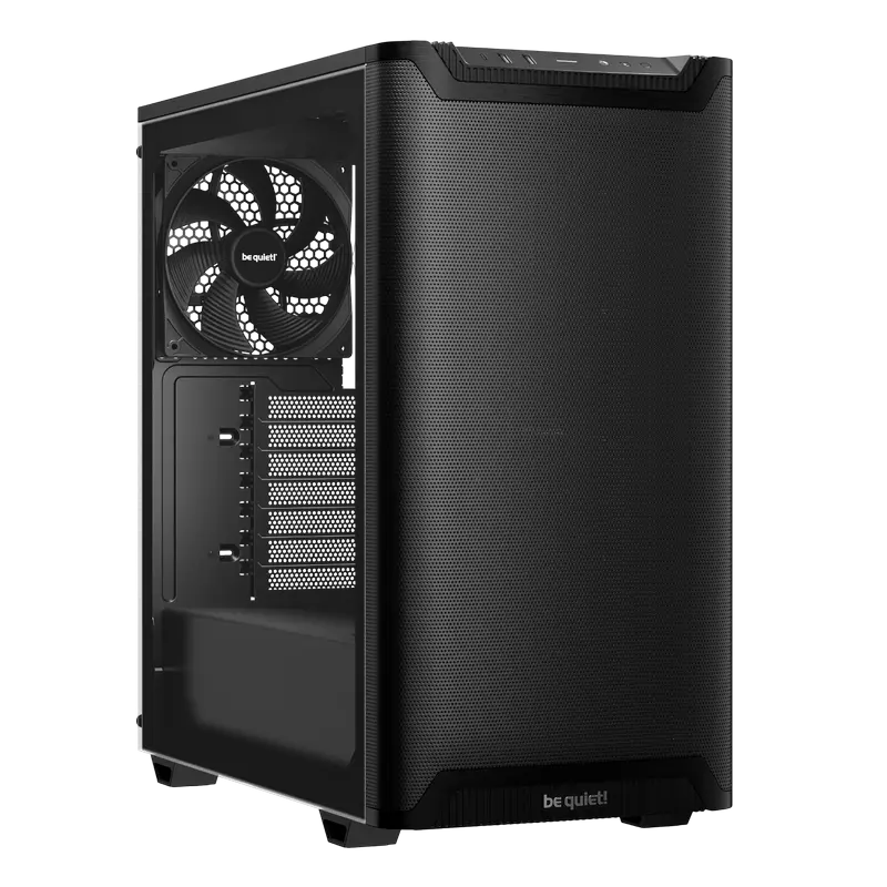 Case ATX be quiet! Pure Base 501 Airflow, w/o PSU, 2x140mm, Front&Top Mesh, Tempered Glass, PSU shro