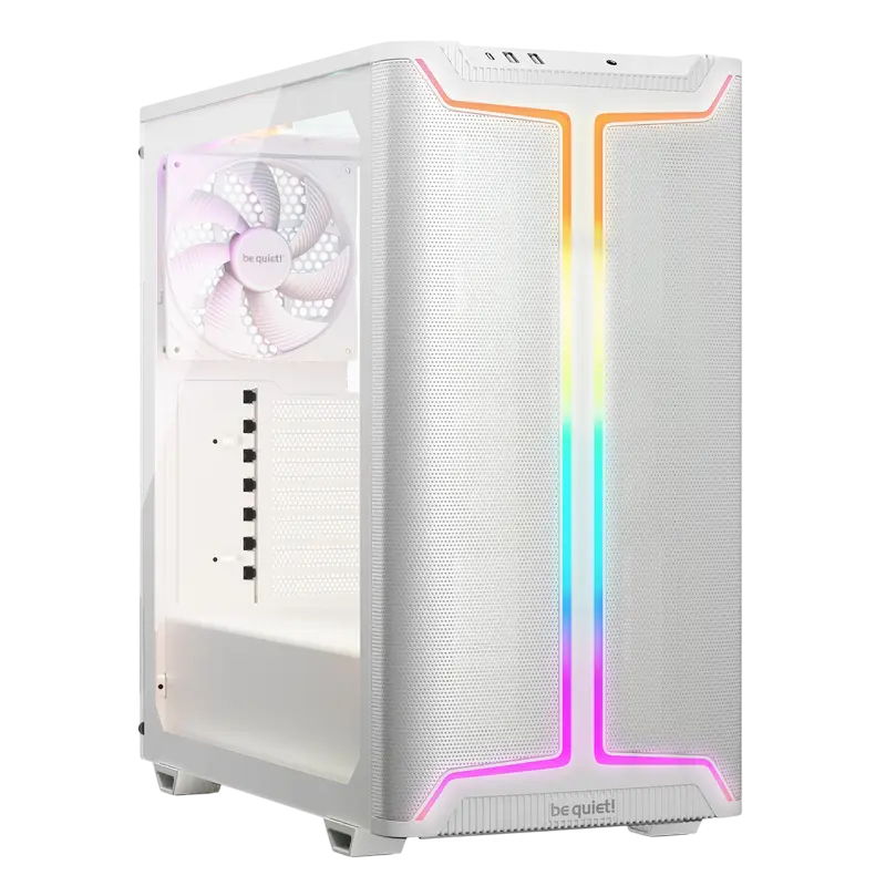 Case ATX be quiet! Pure Base 501 DX, w/o PSU, 3x140mm, 2xARGB Strips, Tempered Glass, Dust filters