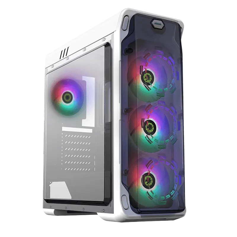 Case ATX GAMEMAX StarLight FRGB, w/o PSU, 0.5mm, 4x120mm FRGB, Fan Controller, Front&Side Transparen