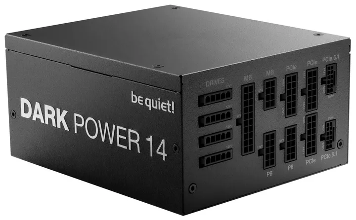 be quiet! be quiet! Dark Power 14 1200 W Black (BP021EU), vedere laterală