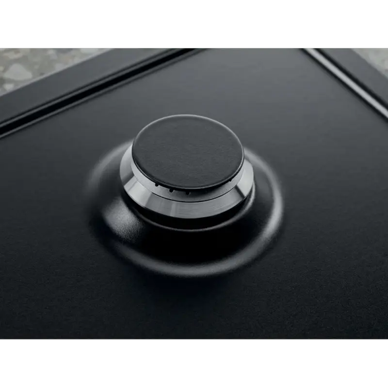Plită încorporabilă pe gaz Electrolux KGS6436K cu 4 arzătoare, vedere alternativă