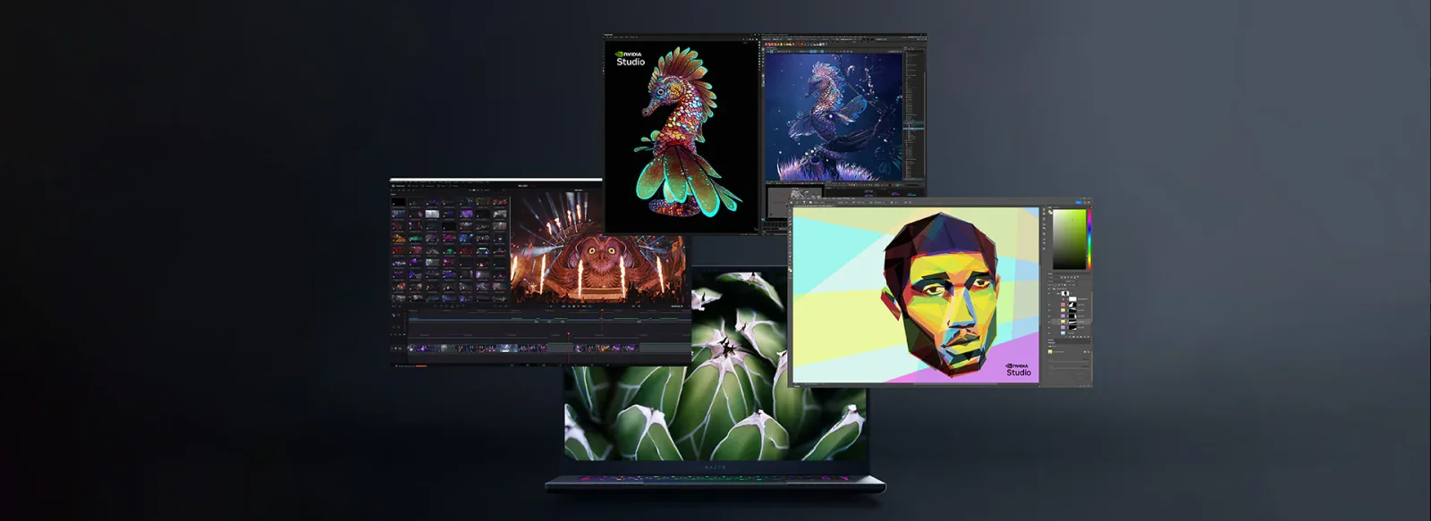 Razer Blade 16 (2026): Core Ultra 9 386H, RTX 5090, OLED 240Hz, vedere laterală