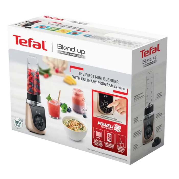 Blender de masa Tefal BL190AF0 Bronze 1000 W bol Tritan 0.7 L 8 viteze, vedere alternativă