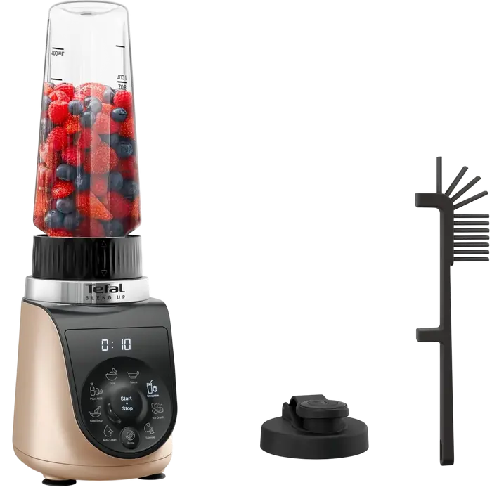 Blender de masa Tefal BL190AF0 Bronze 1000 W bol Tritan 0.7 L 8 viteze, vedere posterioară