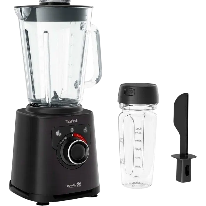 Blender stationar Tefal BL87G831 1200W cu bol din sticla, vedere laterală