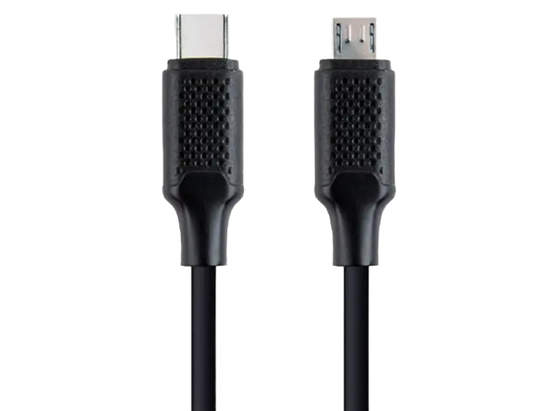 Blister Type-C/MicroUSB, 1.5 m, Cablexpert, Black