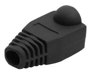 APC Electronic APC Boot cap for RJ-45, black, UTP cat.5 modular plug, 100 pcs/bag