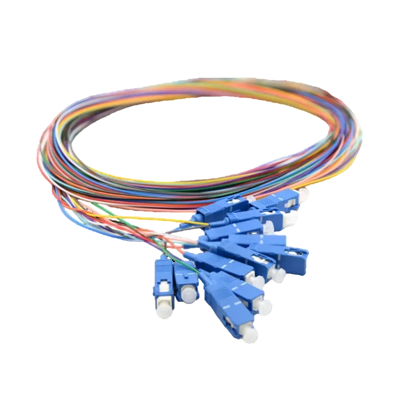 APC Electronic APC Bundle Pigtail SC MM 62.5/125 12 fiber,FO1029, with Spiral wrap band