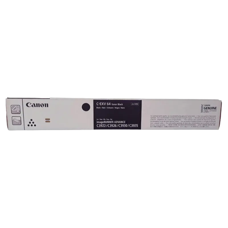 Canon Toner C-EXV64 Black, (appr. 38,000 pages 5%) for iR ADV DX C39xx Series