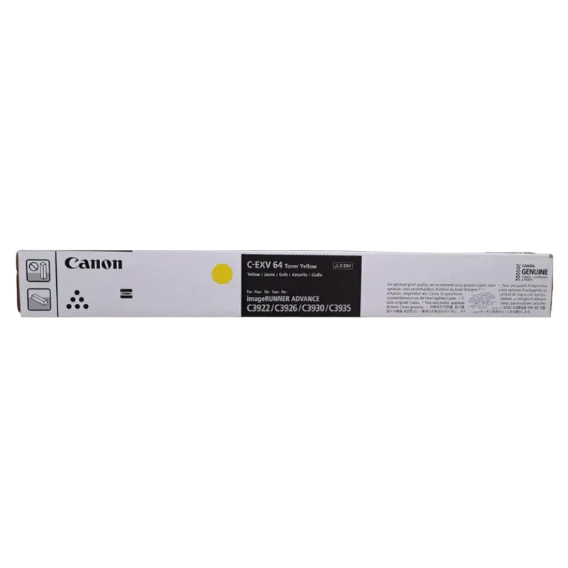 Canon Toner C-EXV64 Yellow, (appr. 25,500 pages 5%) for iR ADV DX C39xx Series