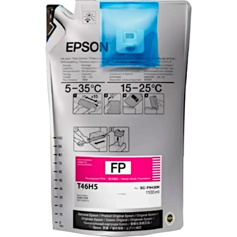 Consumabil cerneală Epson UltraChrome DS Fluorescent Pink T46D540 (1Lx2)