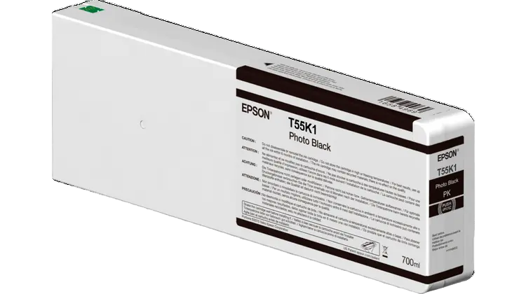 Cartuș cerneală Epson T55K100 UltraChrome HDX/HD 700 ml, Black / C13T804100