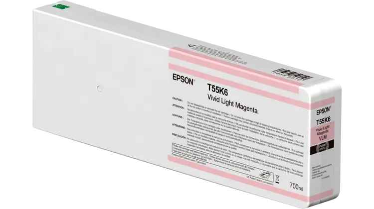 Cartuș cerneală Epson T55K600 UltraChrome HDX/HD 700ml, Vivid Light Magenta / C13T804600