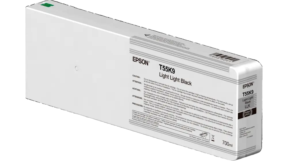 Cartuș cerneală Epson T55K900 UltraChrome HDX/HD 700ml, Light Light Black/ C13T804900