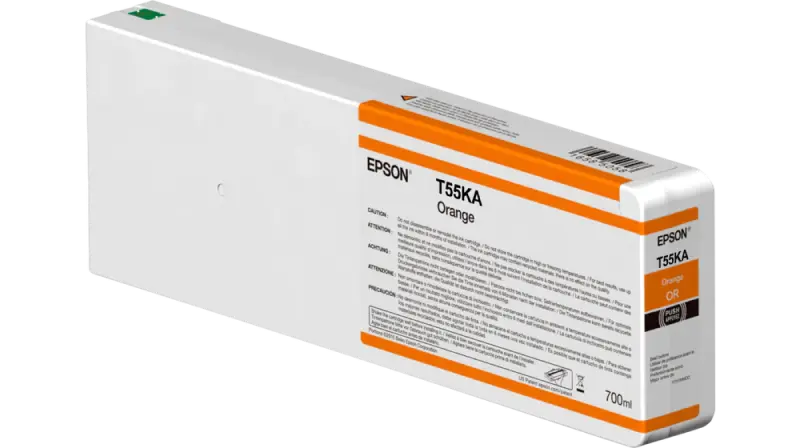Cartuș cerneală Epson T55KA00 UltraChrome HDX/HD 700ml, Orange / C13T804A00