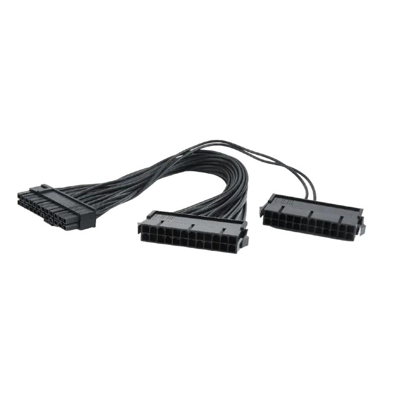 Cable, CC-PSU24-01 Dual 24-pin internal PC power extension cable, 0.3 m, Cablexpert