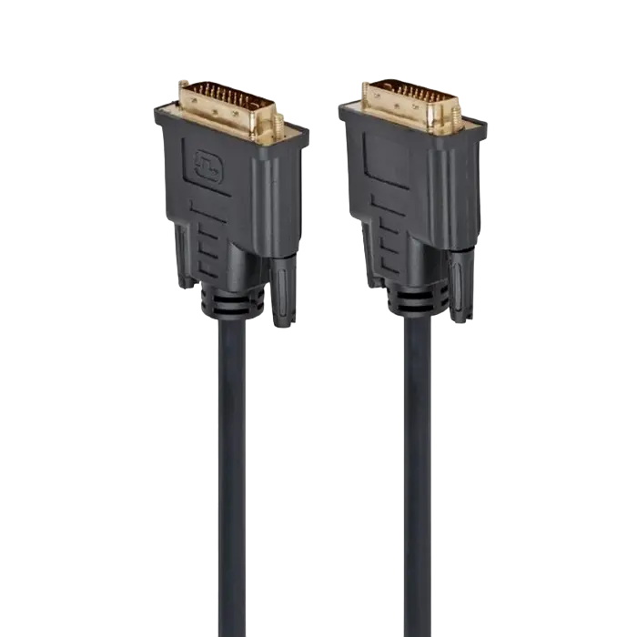 Cable DVI M to DVI M, 4.5m, Cablexpert DVI-D Dual link with ferrite, CC-DVI2-BK-15