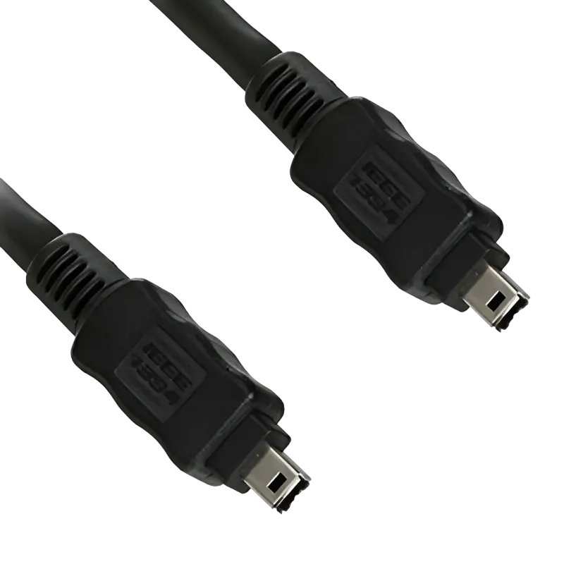 APC Cable Firewire IEEE1394 4P/4P M/M Black, 1.8m, UC5001