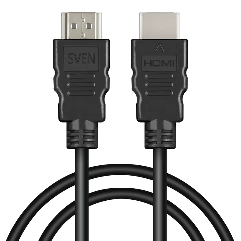 Cable HDMI to HDMI 1.8m SVEN male-male, Ethernet 19m-19m (V1.4), Black