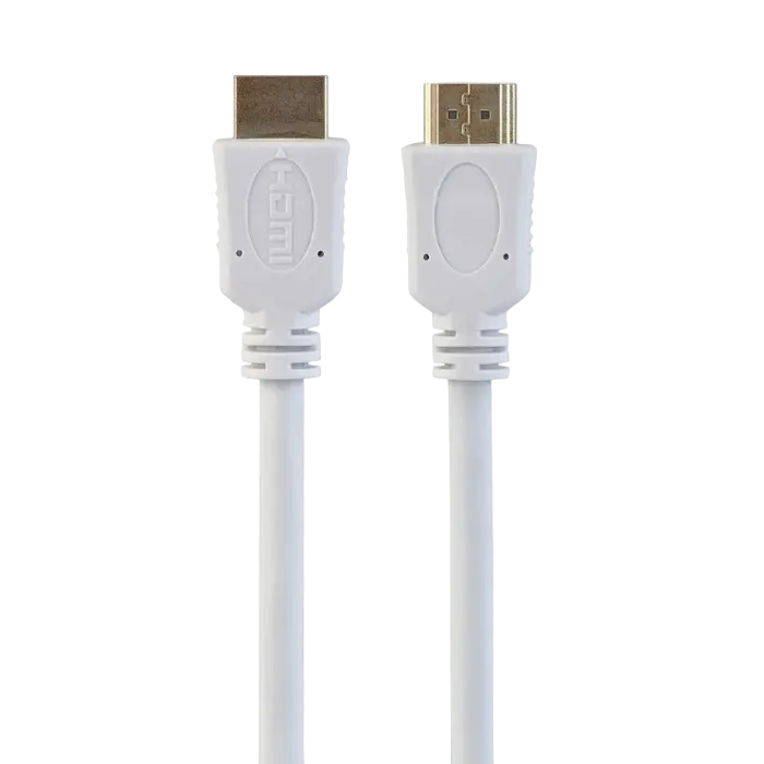 Cable HDMI to HDMI 1.8m Cablexpert, male-male, V1.4, WHITE, CC-HDMI4-W-6
