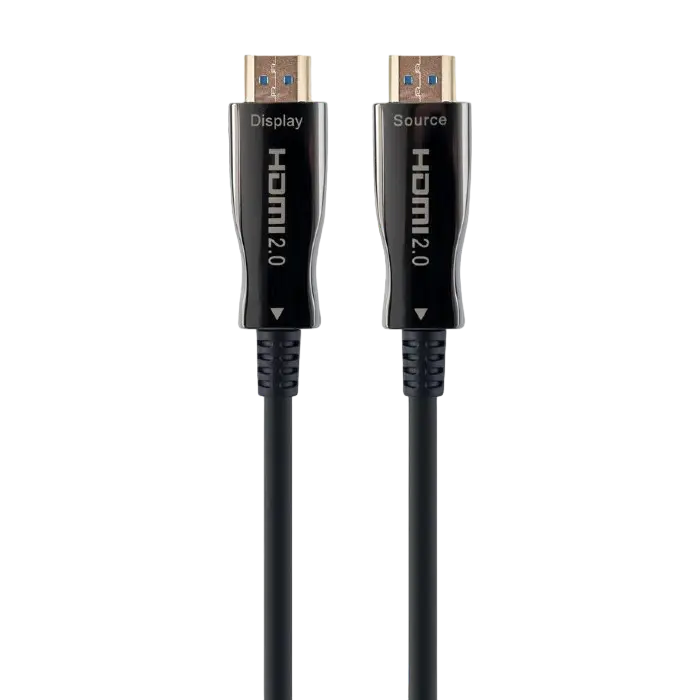 Cable HDMI to HDMI Active Optical 10.0m Cablexpert, 4K UHD at 60Hz, CCBP-HDMI-AOC-10M-02