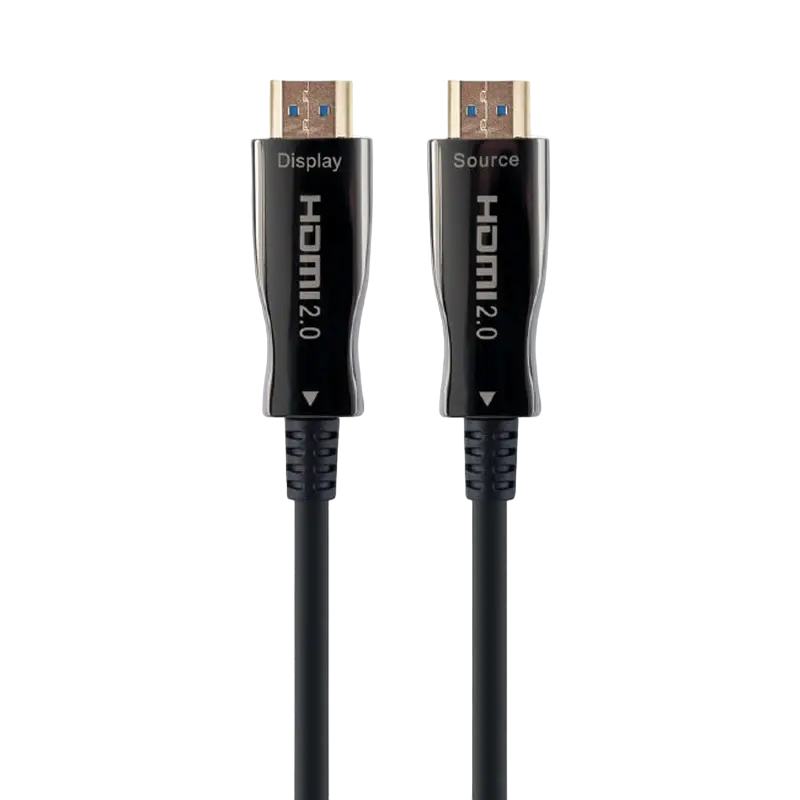 Cable HDMI to HDMI Active Optical 50.0m Cablexpert, 4K UHD at 60Hz, CCBP-HDMI-AOC-50M-02
