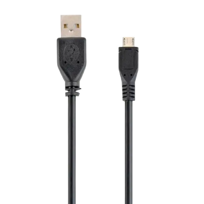 Cable Micro USB2.0, Micro B - AM, 0.5 m, Cablexpert, CCP-mUSB2-AMBM-0.5M