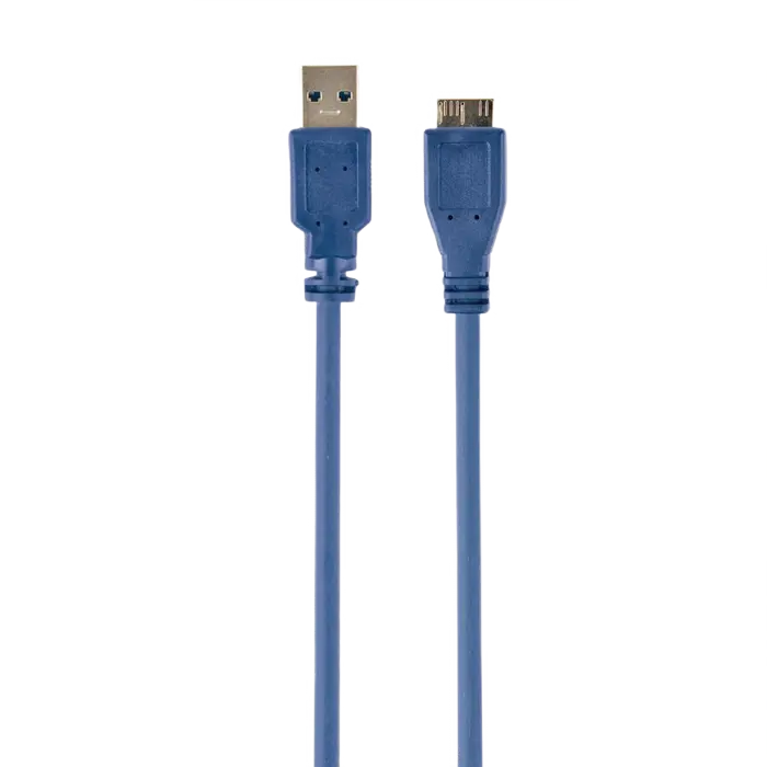 Cable Micro USB3.0, Micro B - AM, 1.8 m, Cablexpert, CCP-mUSB3-AMBM-6