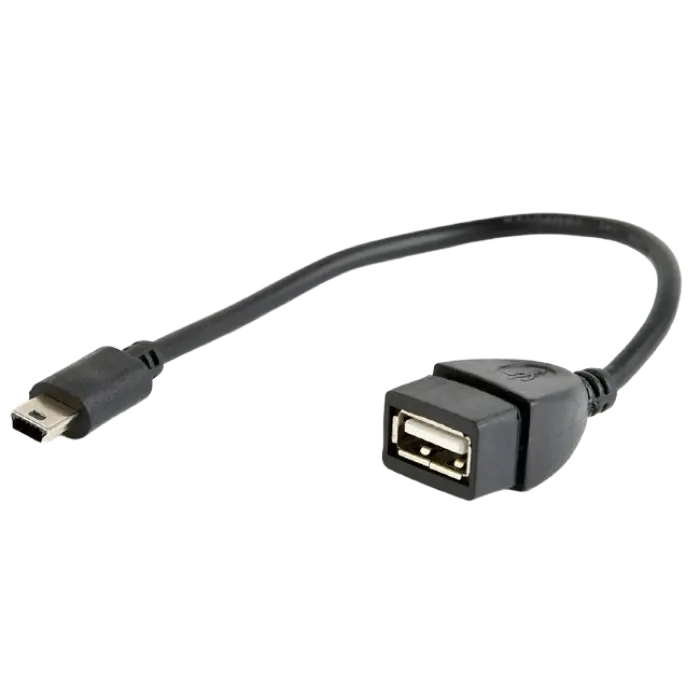 Cable OTG, Mini B - AF, 0.15 m, Cablexpert, A-OTG-AFBM-002